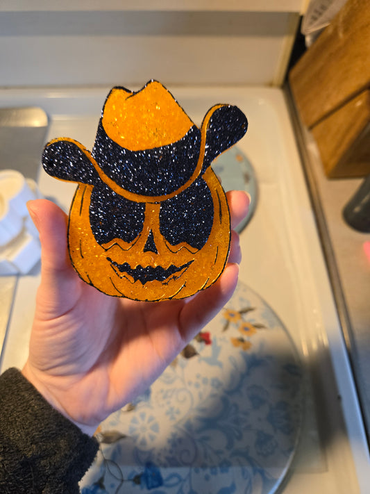 SCARY COWBOY PUMPKIN