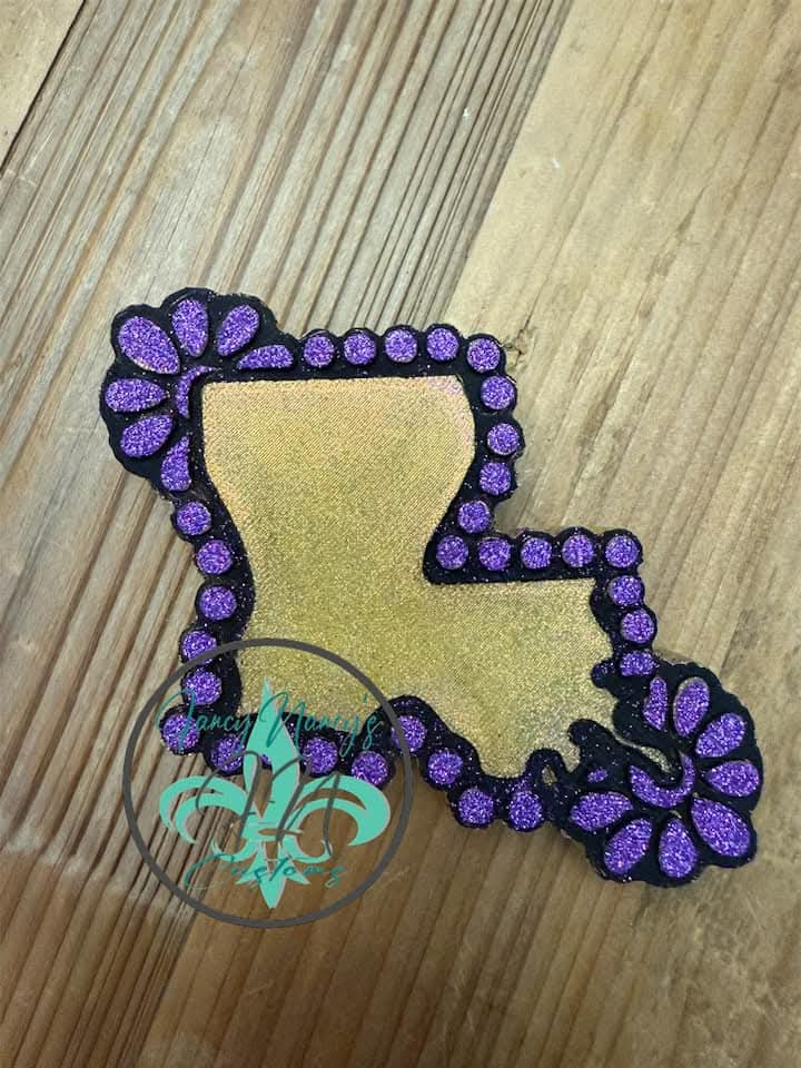 Turquoise Louisiana State Mold