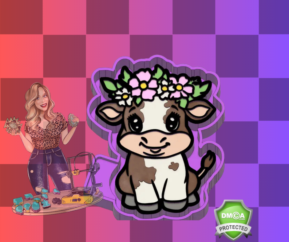 FLOWER CROWN COW