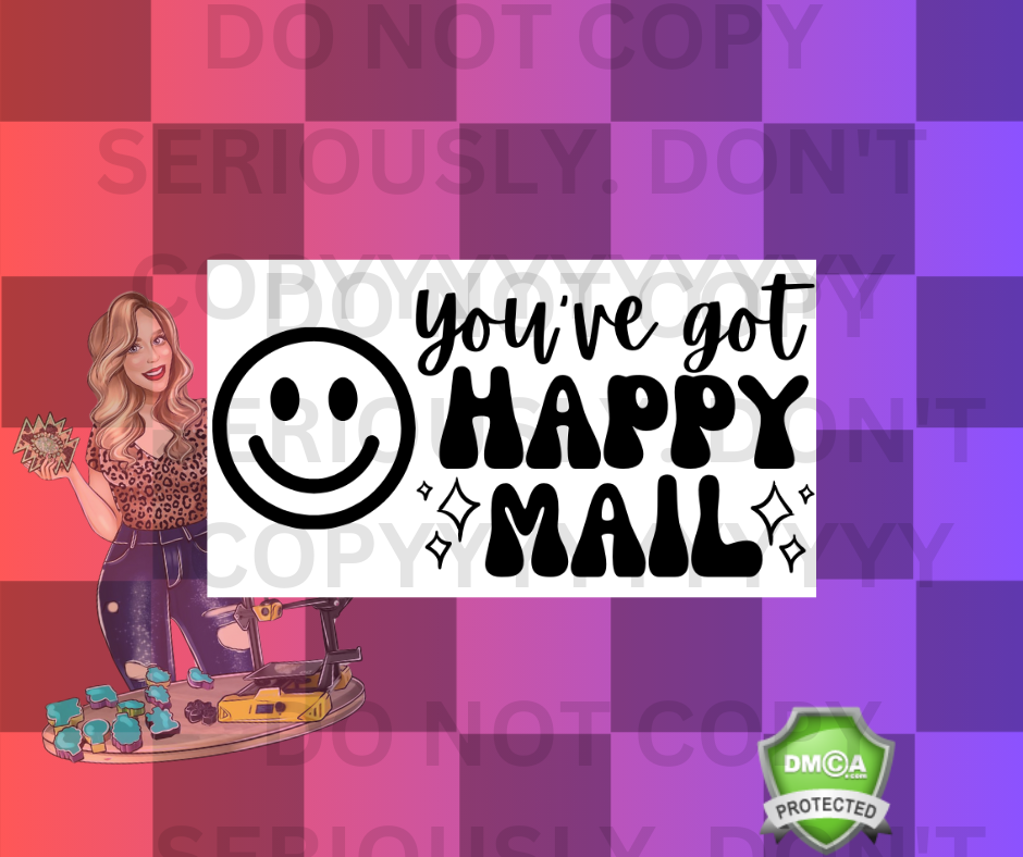 YOU'VE GOT HAPPY MAIL LABEL
