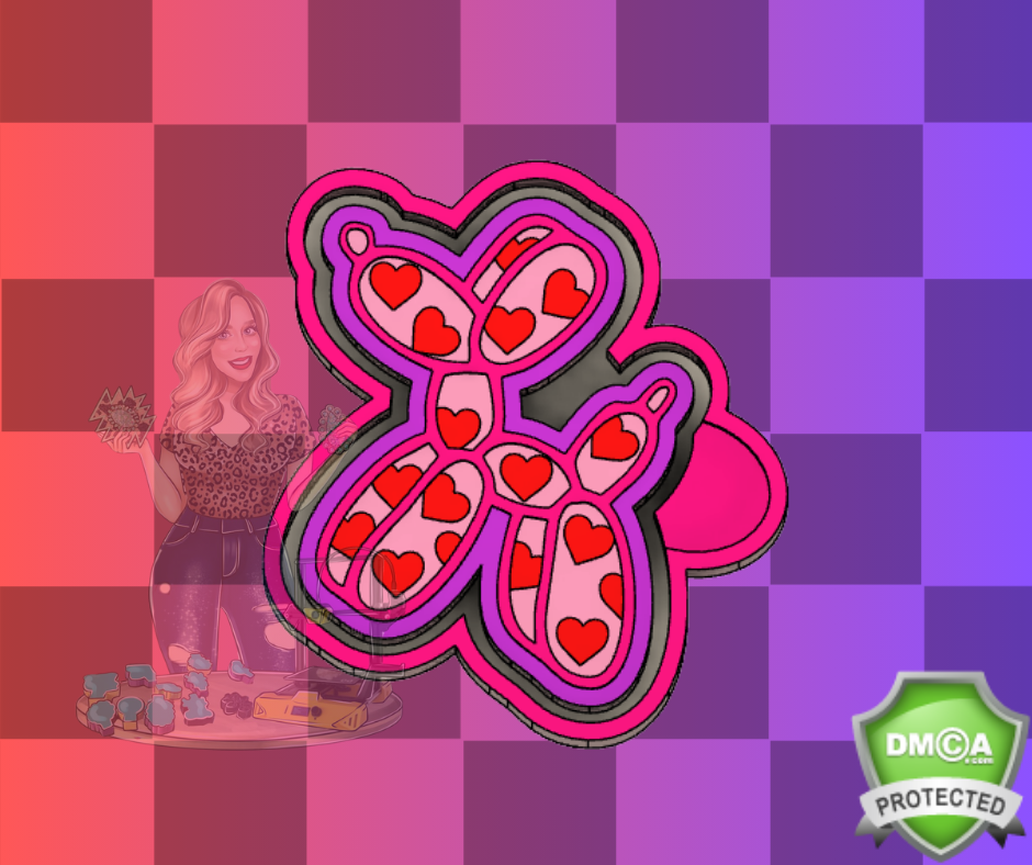 HEART BALLOON DOG