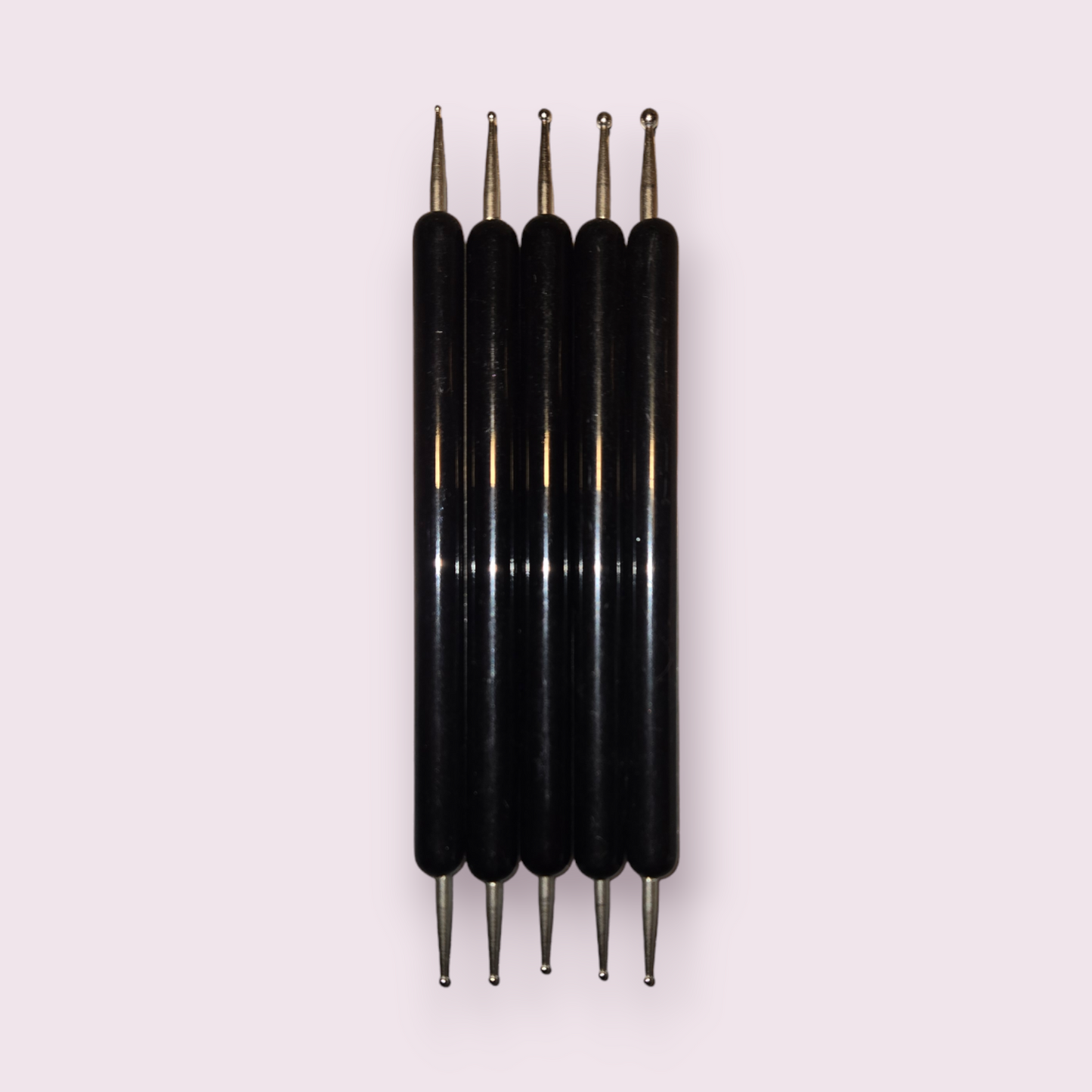 5 piece black dotting tool set