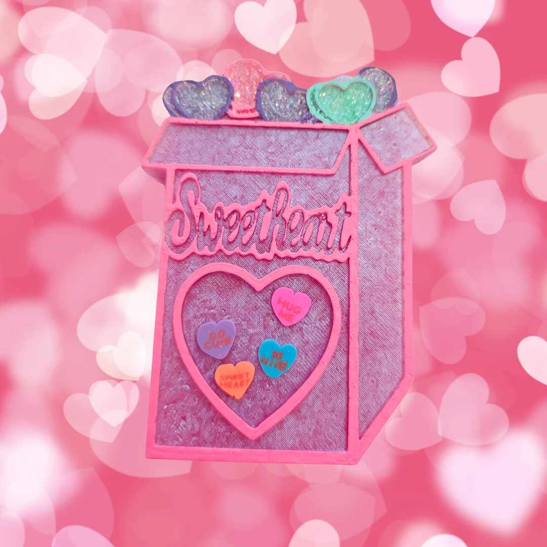 Sweetheart shaker mold