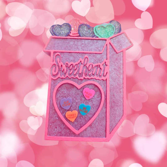 Sweetheart shaker mold