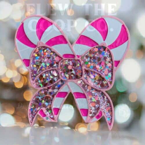 CANDY CANE BOW