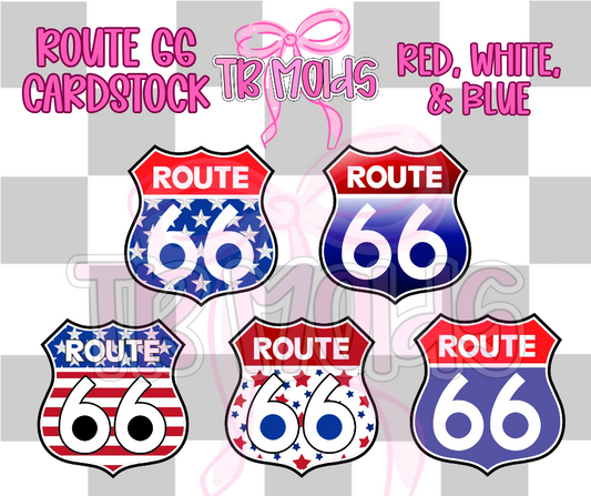 Route 66- TB MOLDS mixed grab bag cardstock