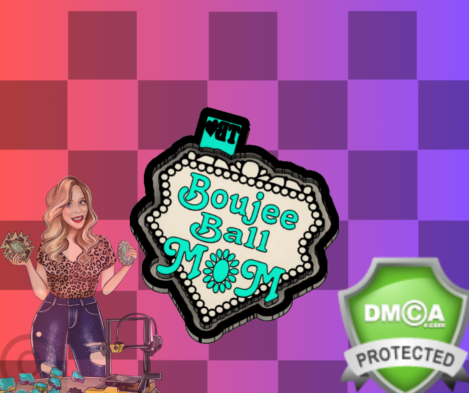Boujee ball mom frame