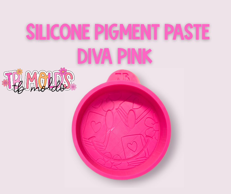 Diva Pink Silicone Pigment Paste