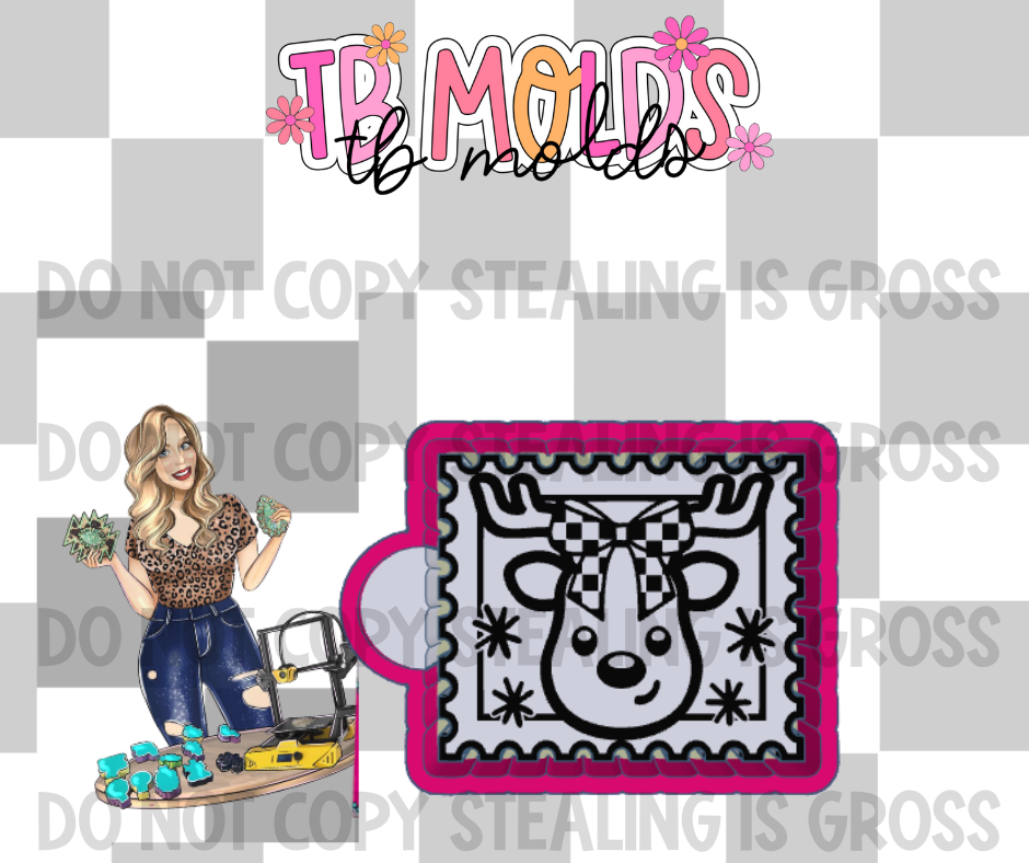 Reindeer stamp