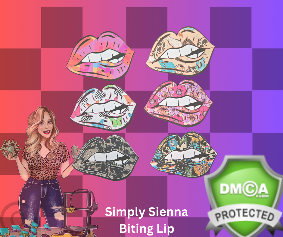 Biting lip cardstock SIMPLY SIENNA