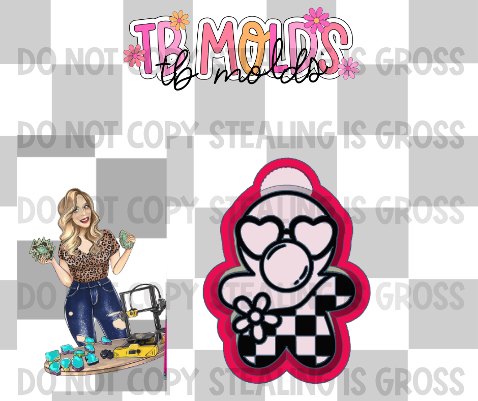 Checkered bubblegum ginger bread