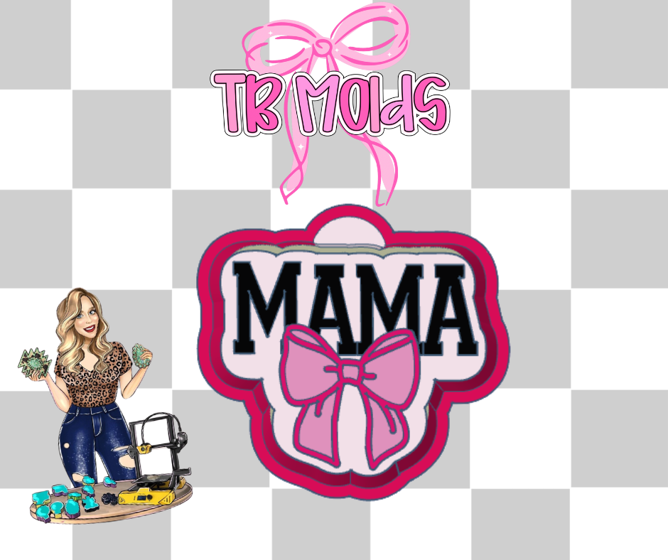 Mama with bow