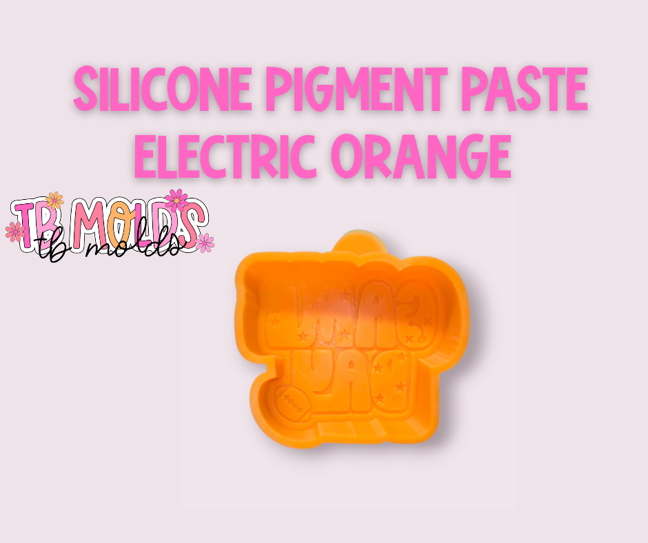 Electric Orange Silicone Pigment Paste