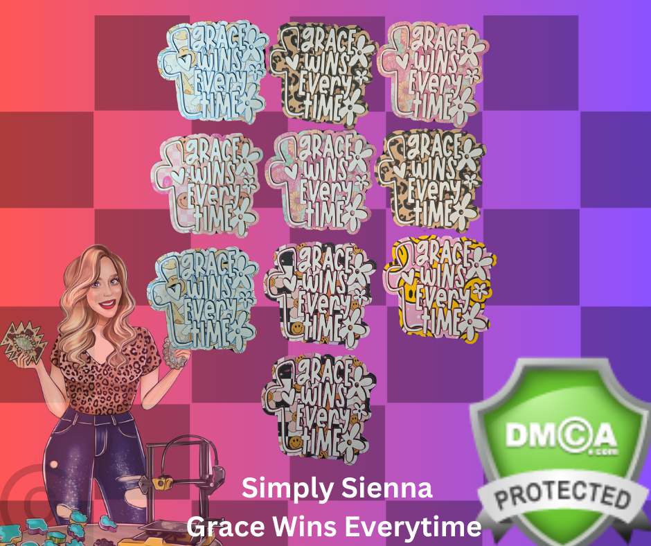 Grace wins everytime Cardstock SIMPLY SIENNA