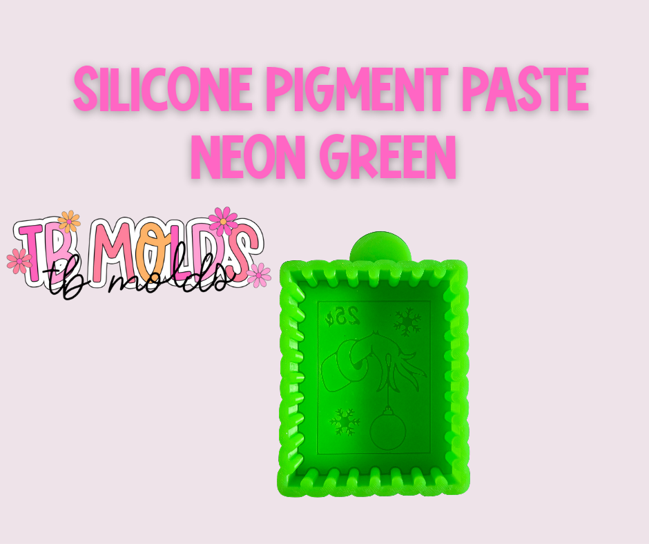Neon Green Silicone Pigment Paste