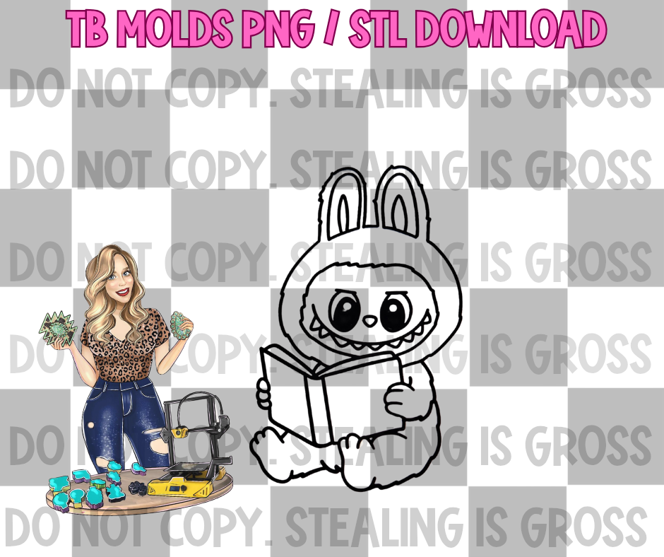 Reading bubu PNG STL