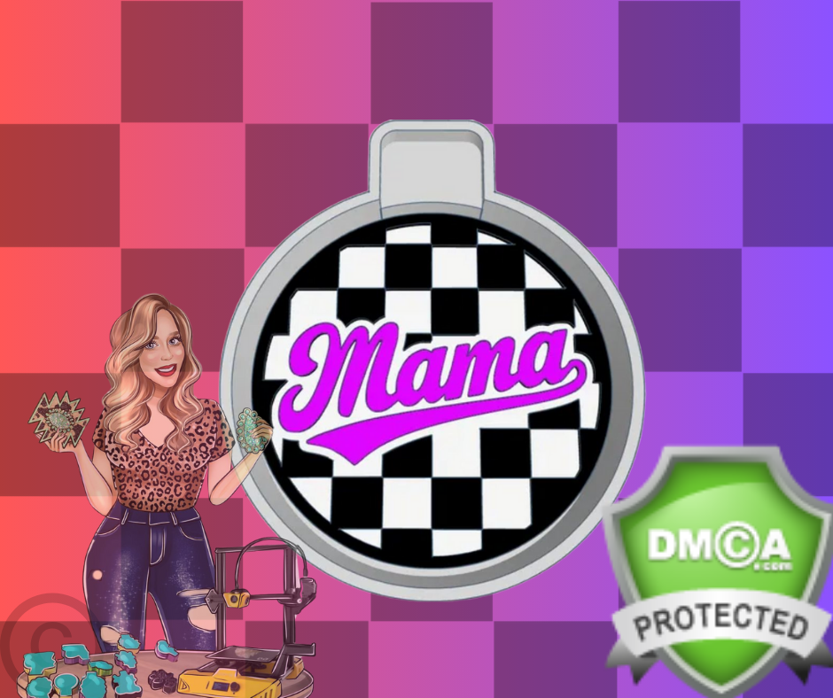 Mama checkered round