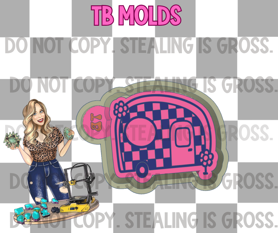 Checkered camper