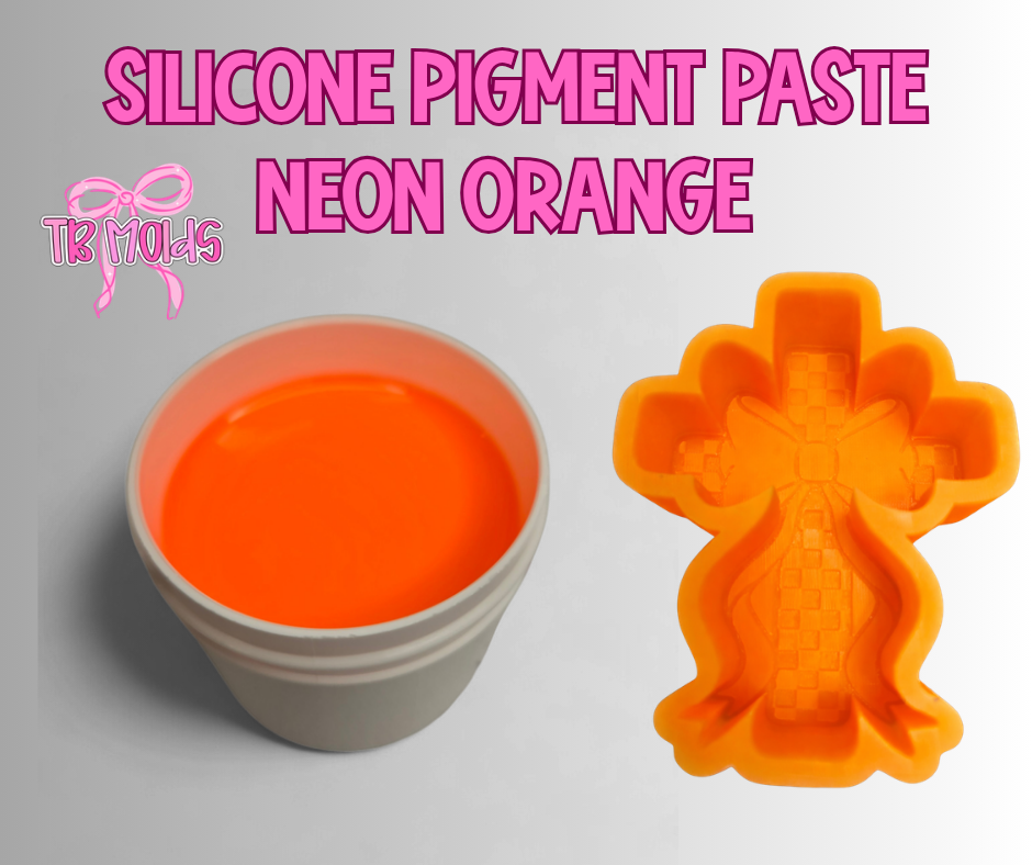 Neon Orange Silicone Pigment Paste