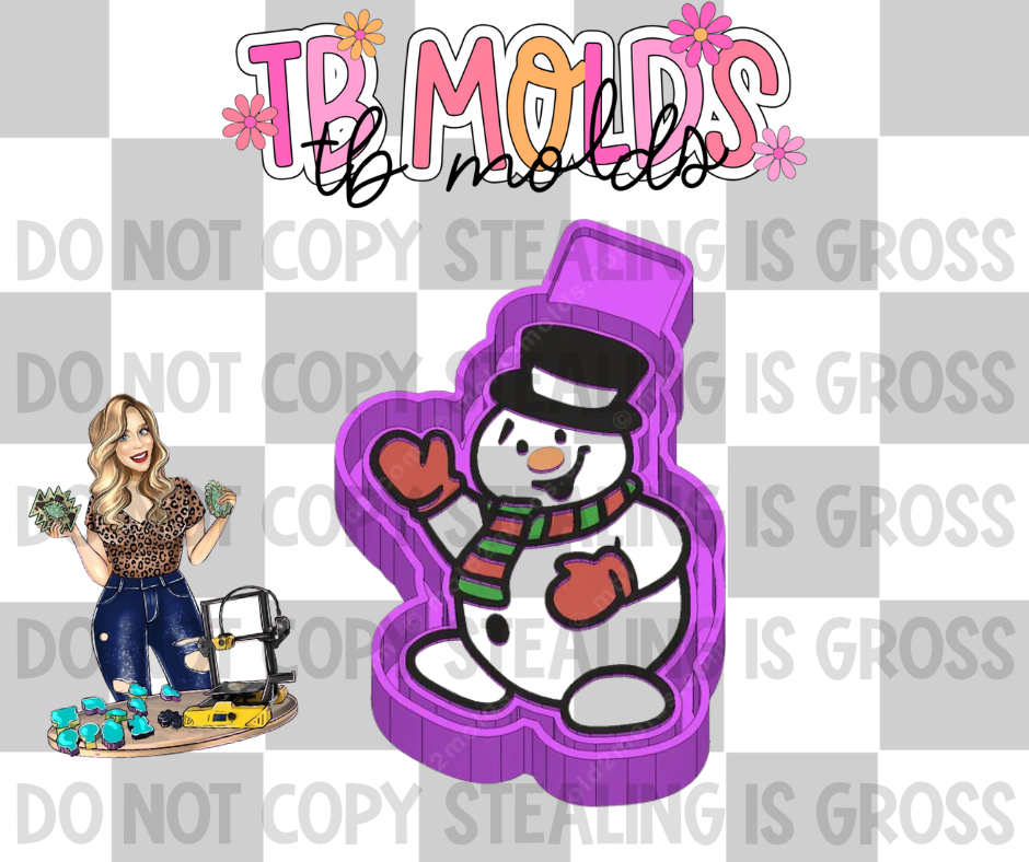 Happy frosty snowman