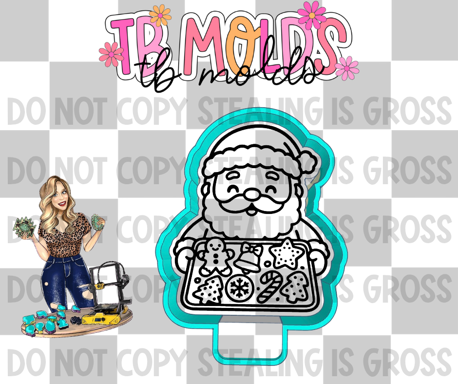 Santas tray of cookies