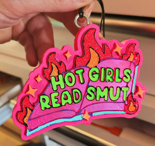 Hot girl read smut book