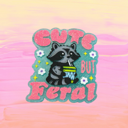 Raccoon Cute but Feral