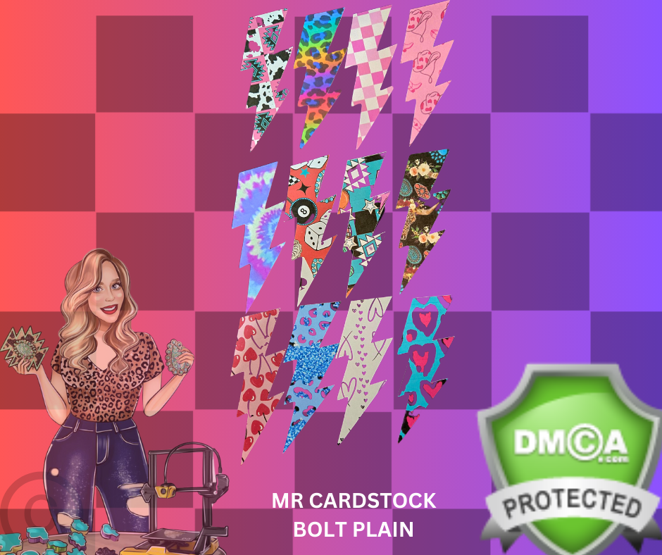 Bolt plain cardstock MR CARDSTOCK