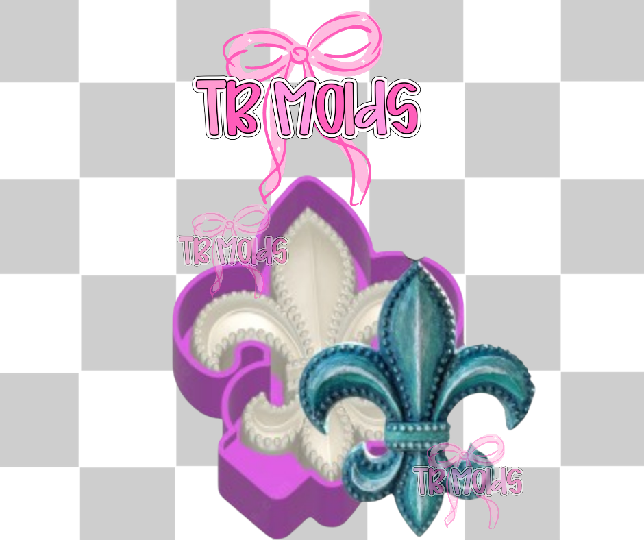 3D Fleur de lis