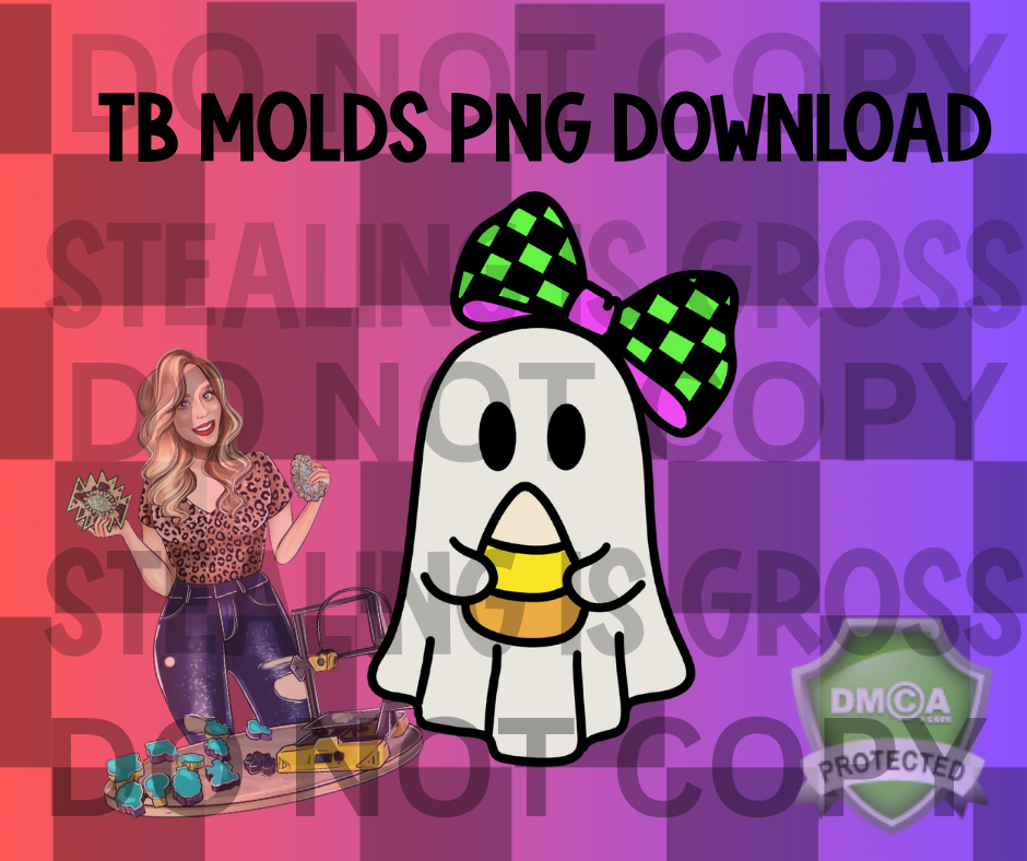 Candy corn ghosty PNG