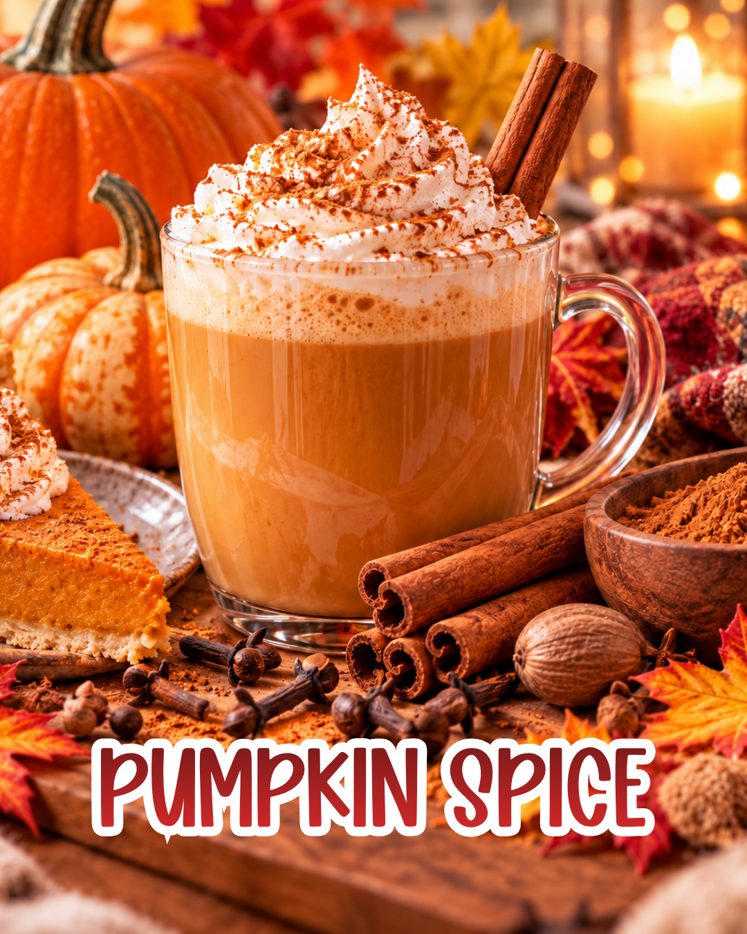 Pumpkin Spice Round Aroma Beads