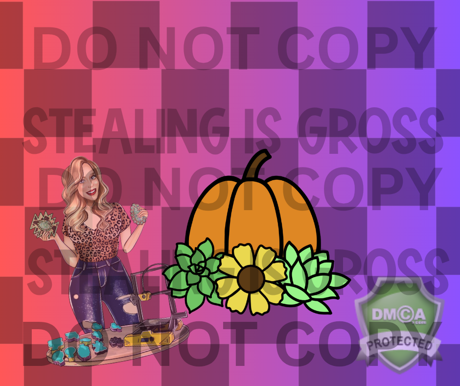 Succulent pumpkin