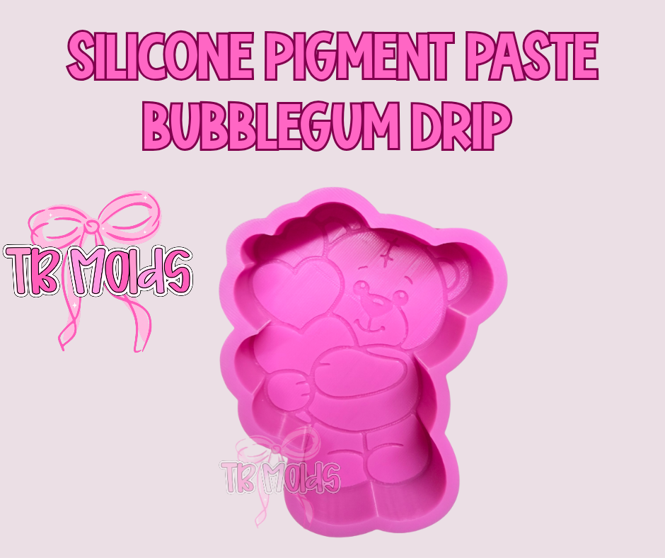 Bubblegum drip Silicone Pigment Paste