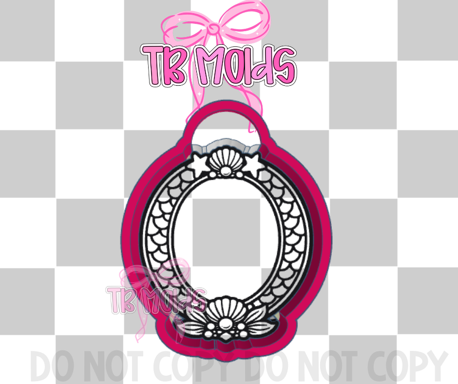 Mermaid frame- cut file included