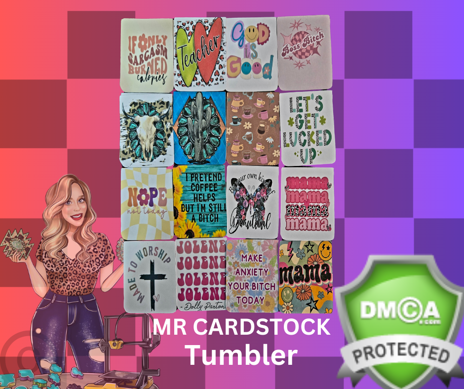 Tumbler cardstock MR CARDSTOCK