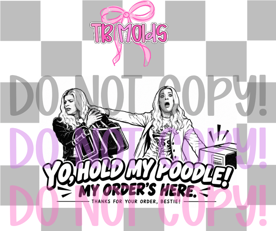 3x2 hold my poodle