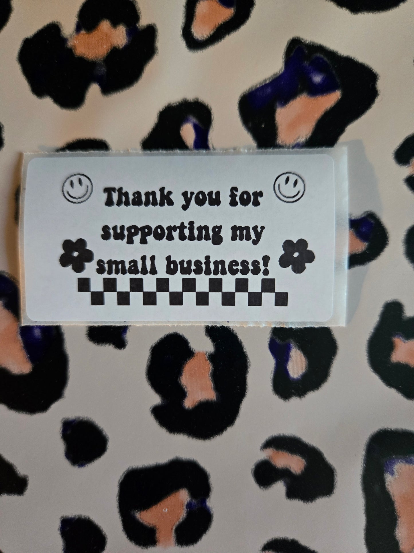 Retro thank you for supporting my small business