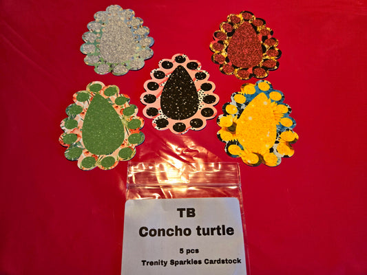 #3 concho turtle cardstock from trenity sparkles