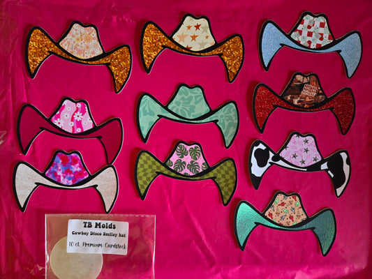 Cowboy disco smiley cardstock from Texas Fresh Boutique