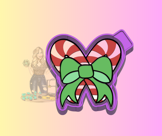 CANDY CANE BOW