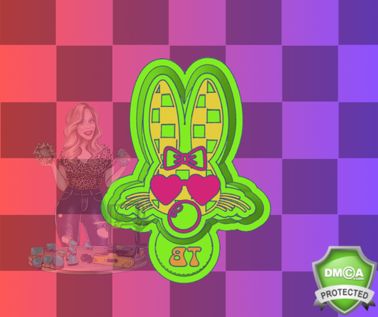 BUBBLEGUM BUNNY CHECKERED