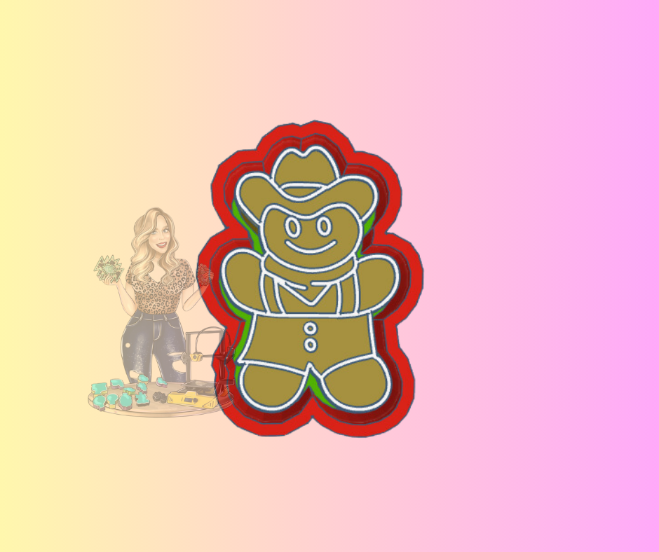 COWBOY GINGERBREAD MAN