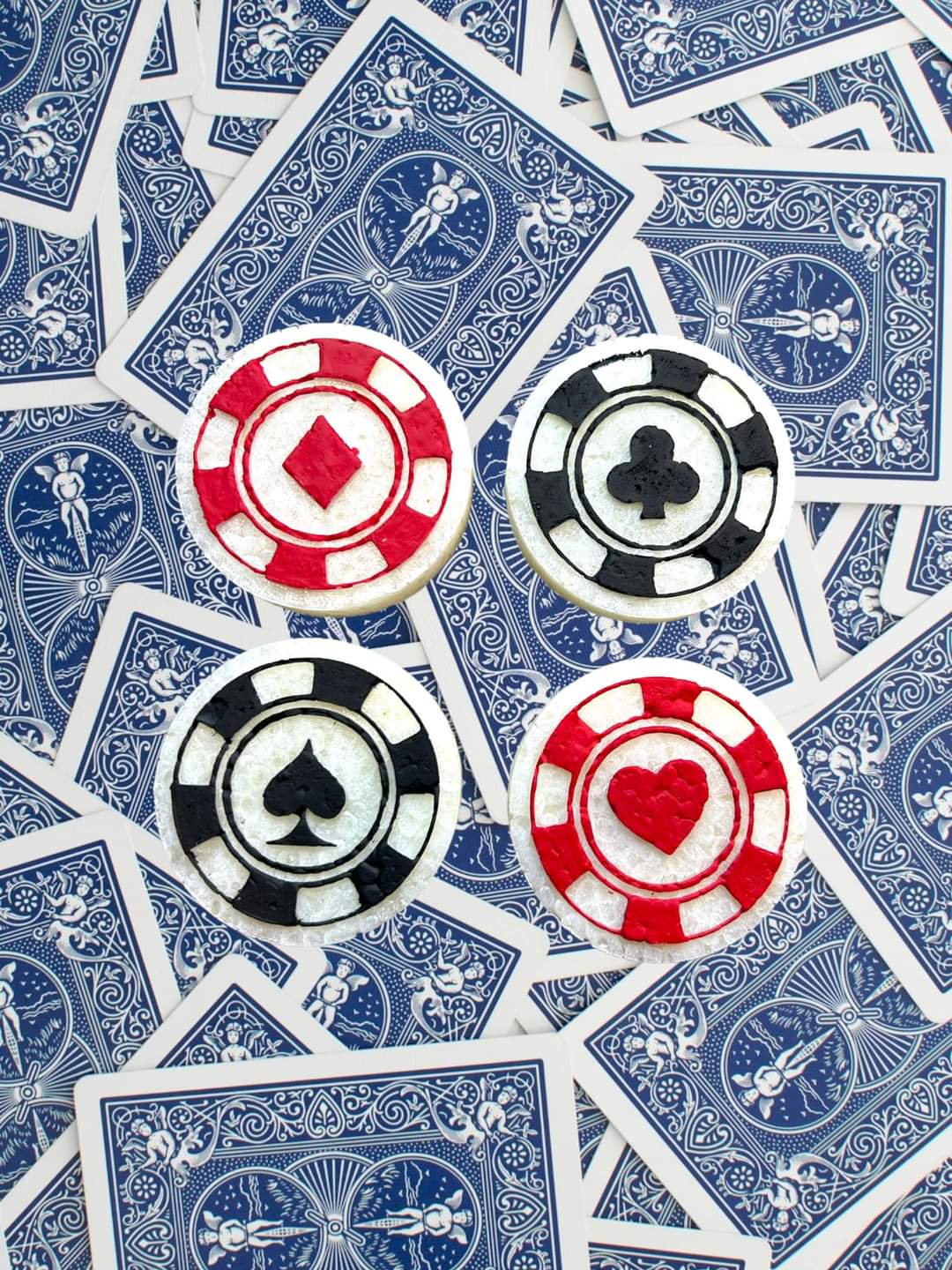 Poker chip vents