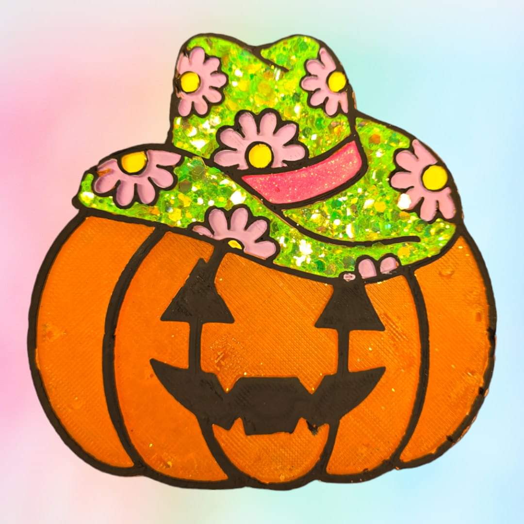 FLORAL HAT PUMPKIN