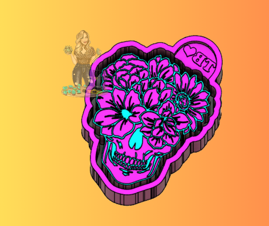 FLORAL SKULL