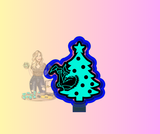 Green man in tree