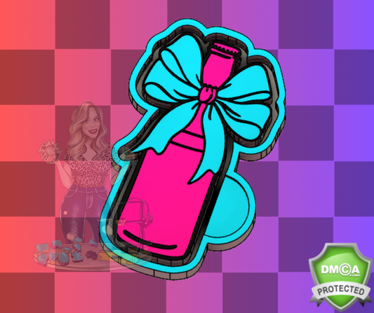 PLAIN BOTTLE WITH BOW