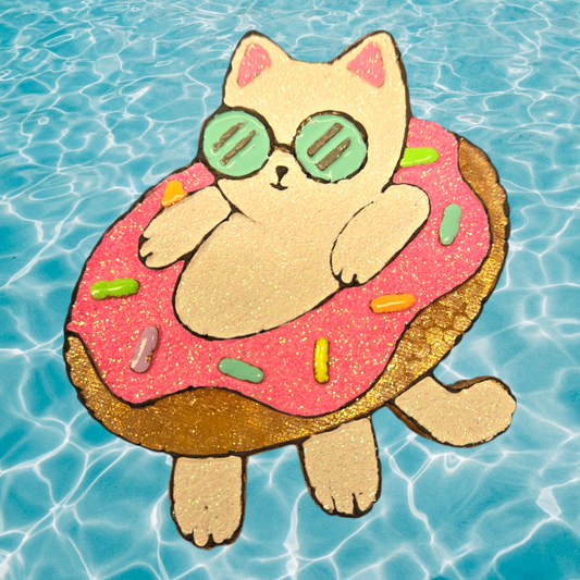 Pool cat