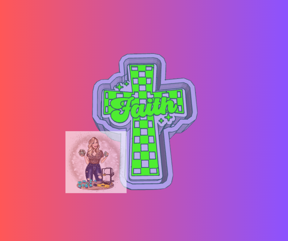 faith checkered cross