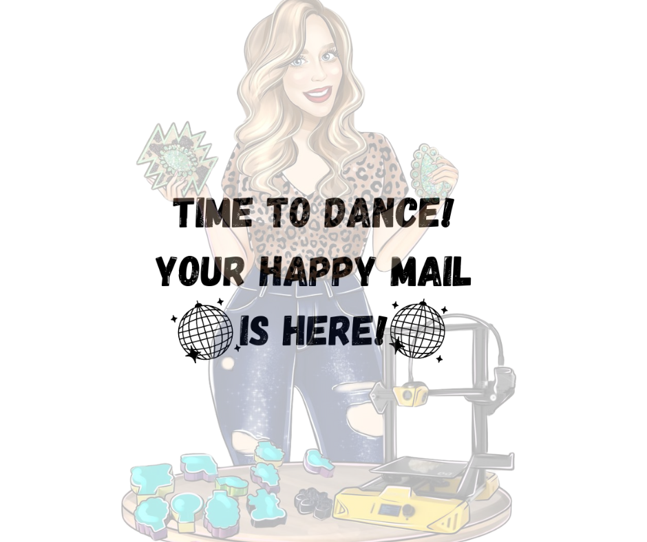 happy mail- disco ball